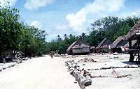 Kiribati village