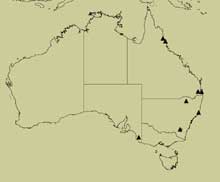 distribution map for abdita