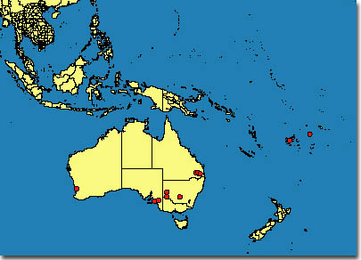 Distribution Encarsia formosa