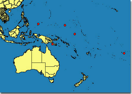 Distribution Encarsia guadeloupae