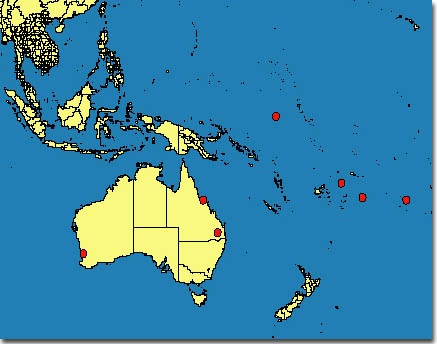 Distribution Encarsia bimaculata