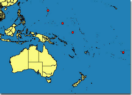 Distribution Encarsia nigricephala